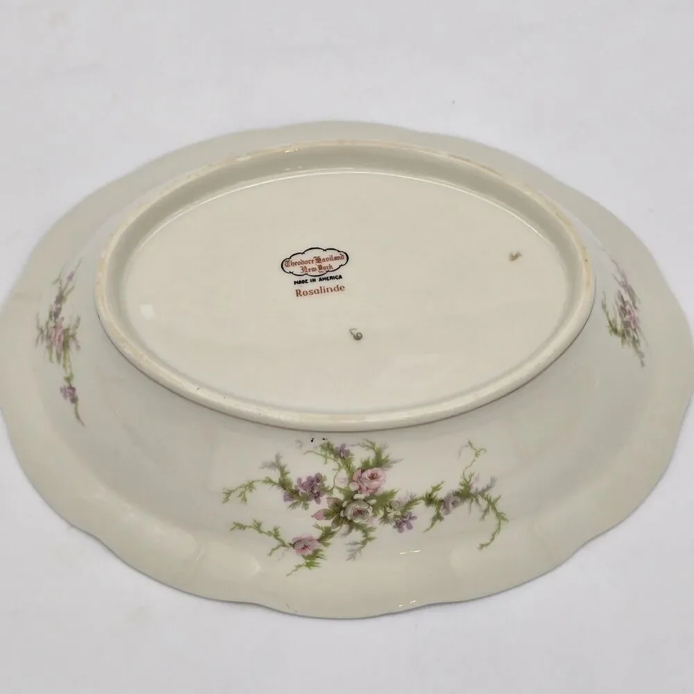 Vintage Theodore Haviland New York Rosalinde 9.5